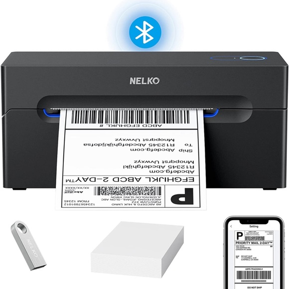 Bluetooth Thermal Shipping Label Printer